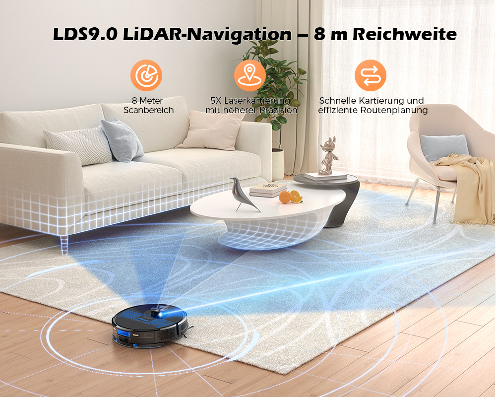 Präzise LiDAR-Navigation