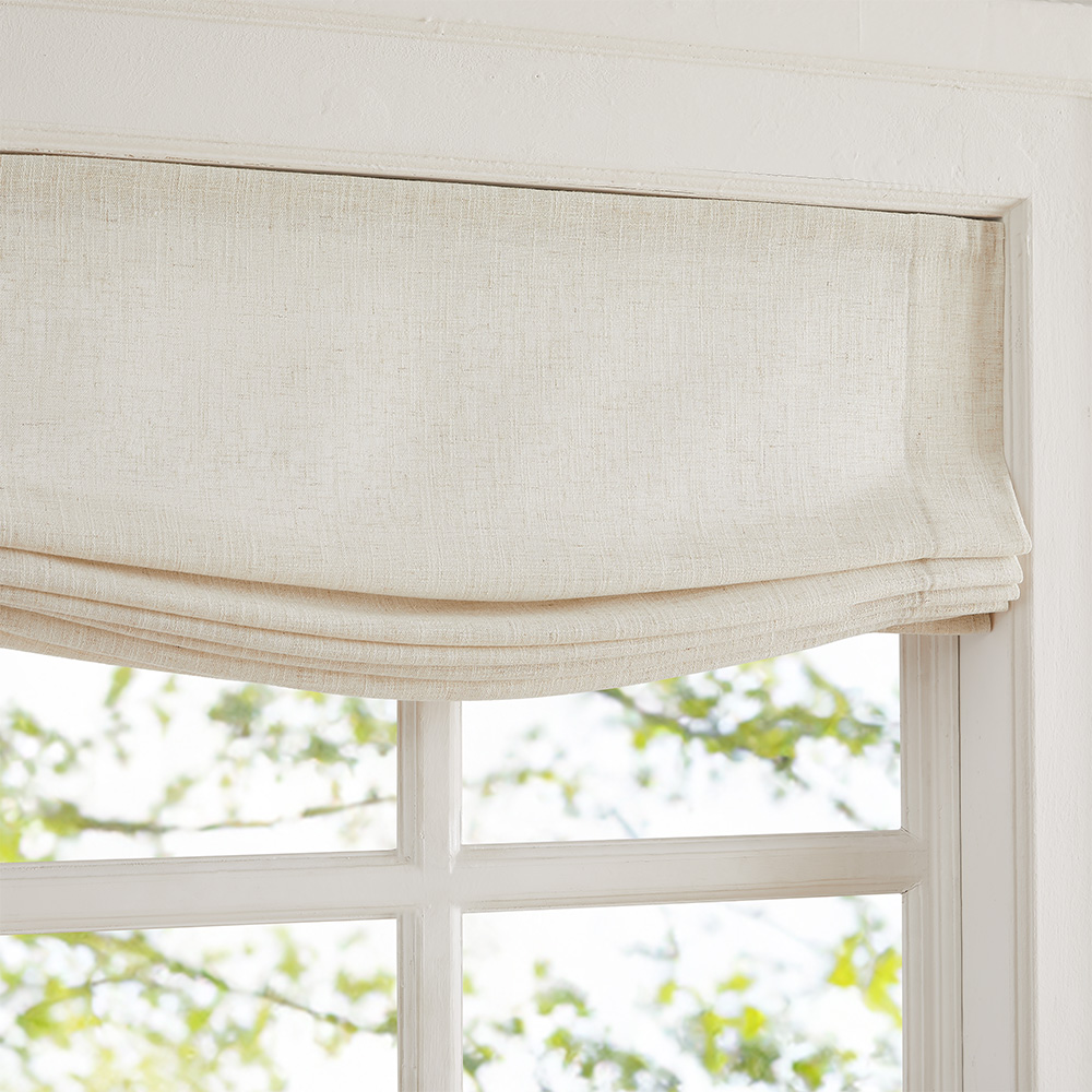 linen roman shades