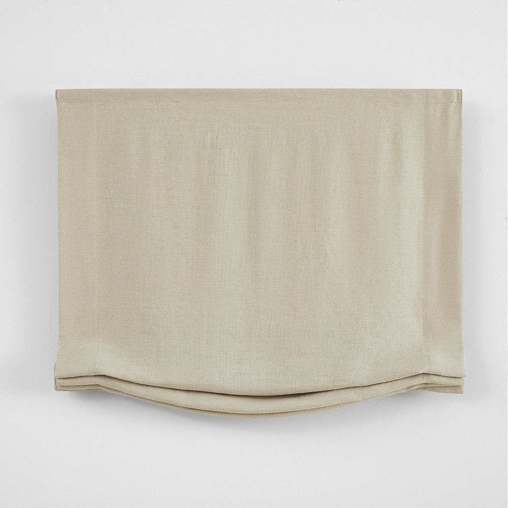 relaxed roman shades