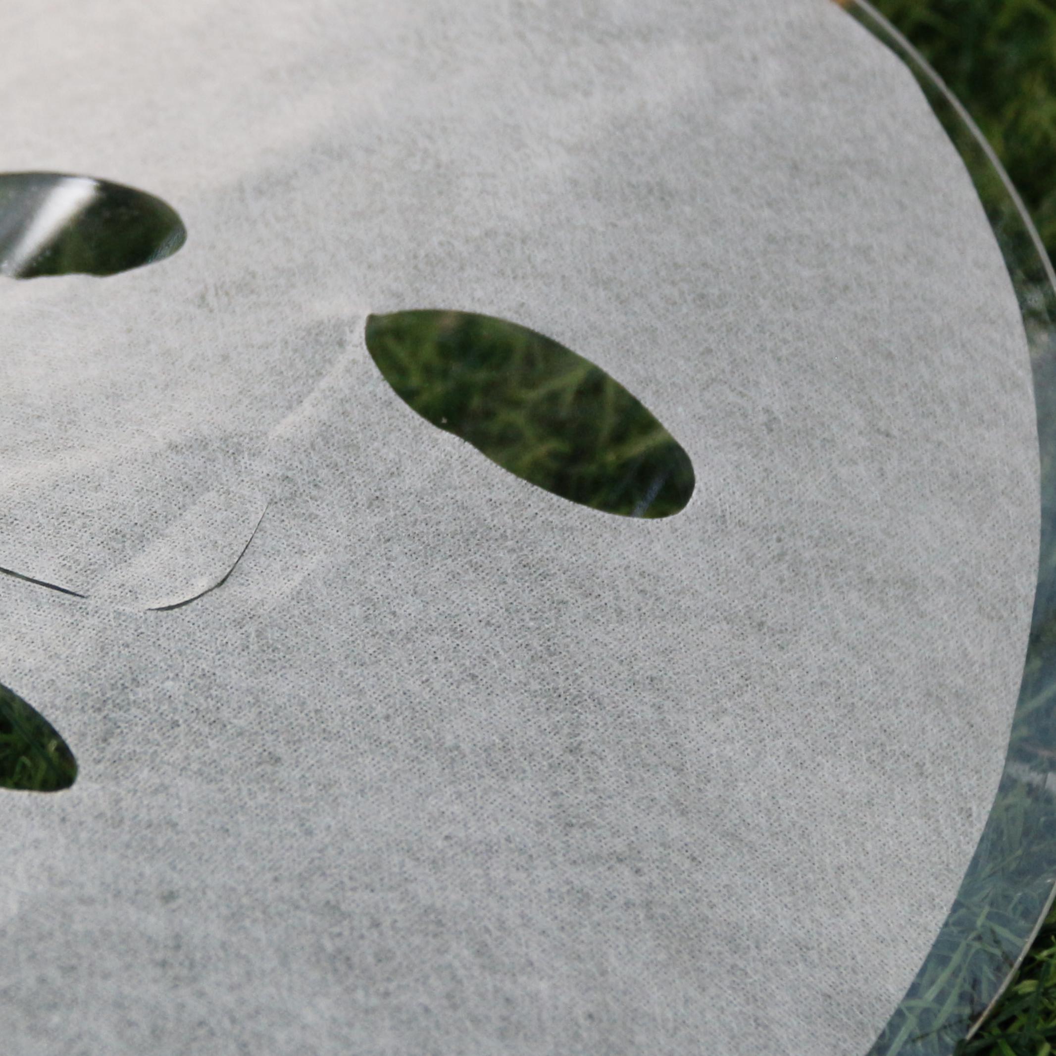 Pine Needle Plush facial mask material close-up