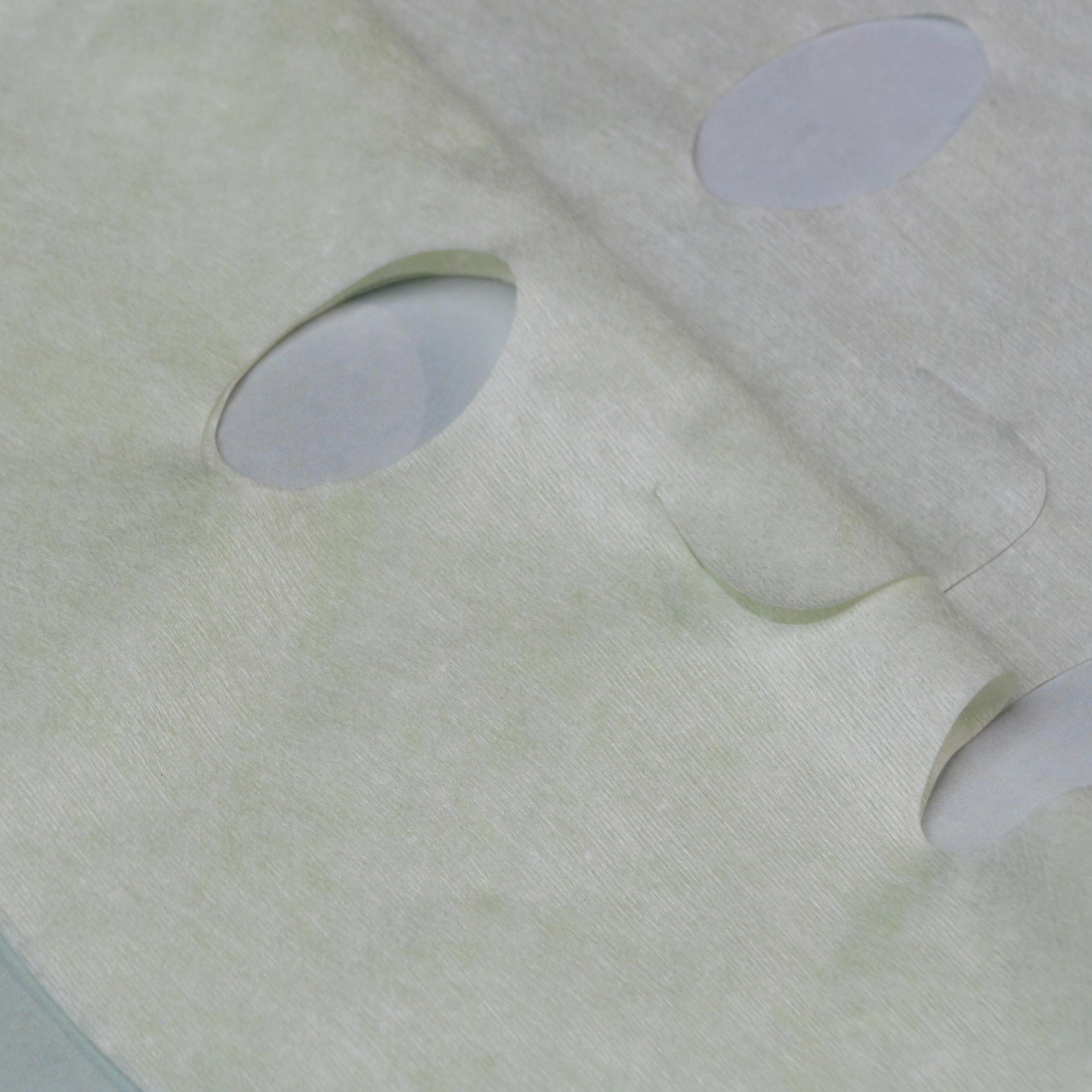Eustoma-Green Petal-Soft Sheet for private label mask production