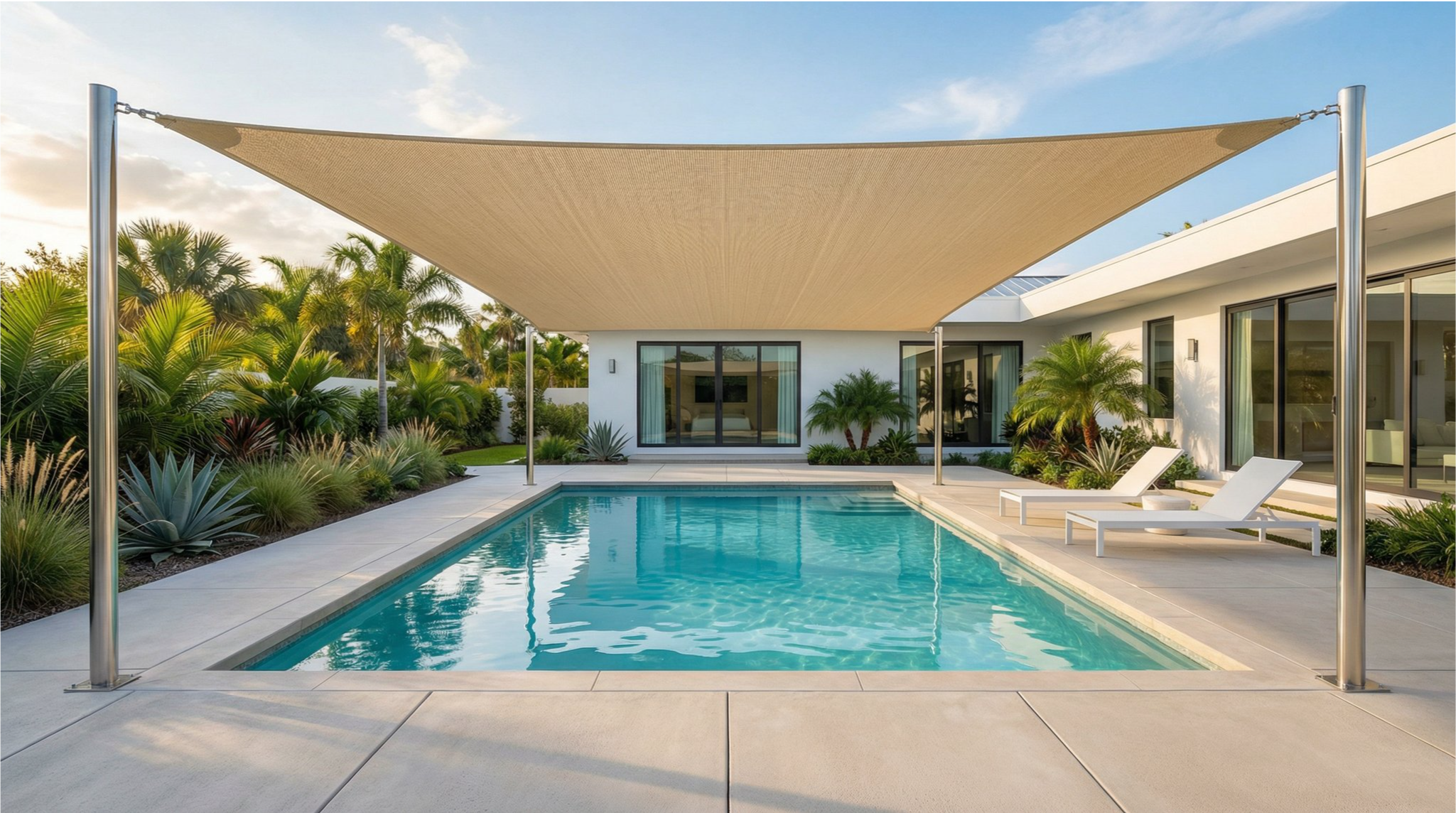 Custom Shade Sails Made to Your Exact Measurements | SUNLAX