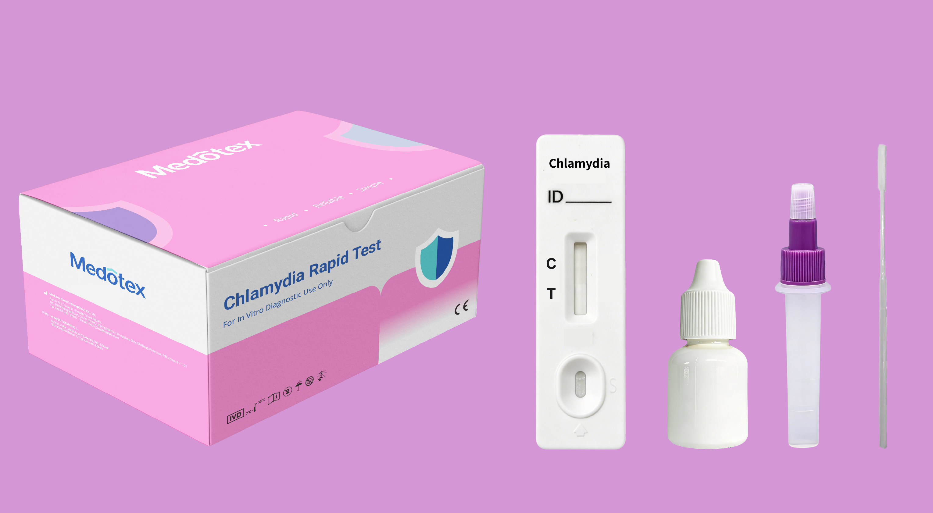 Chlamydia Trachomatis (CT) Rapid Test Kit - Medotex