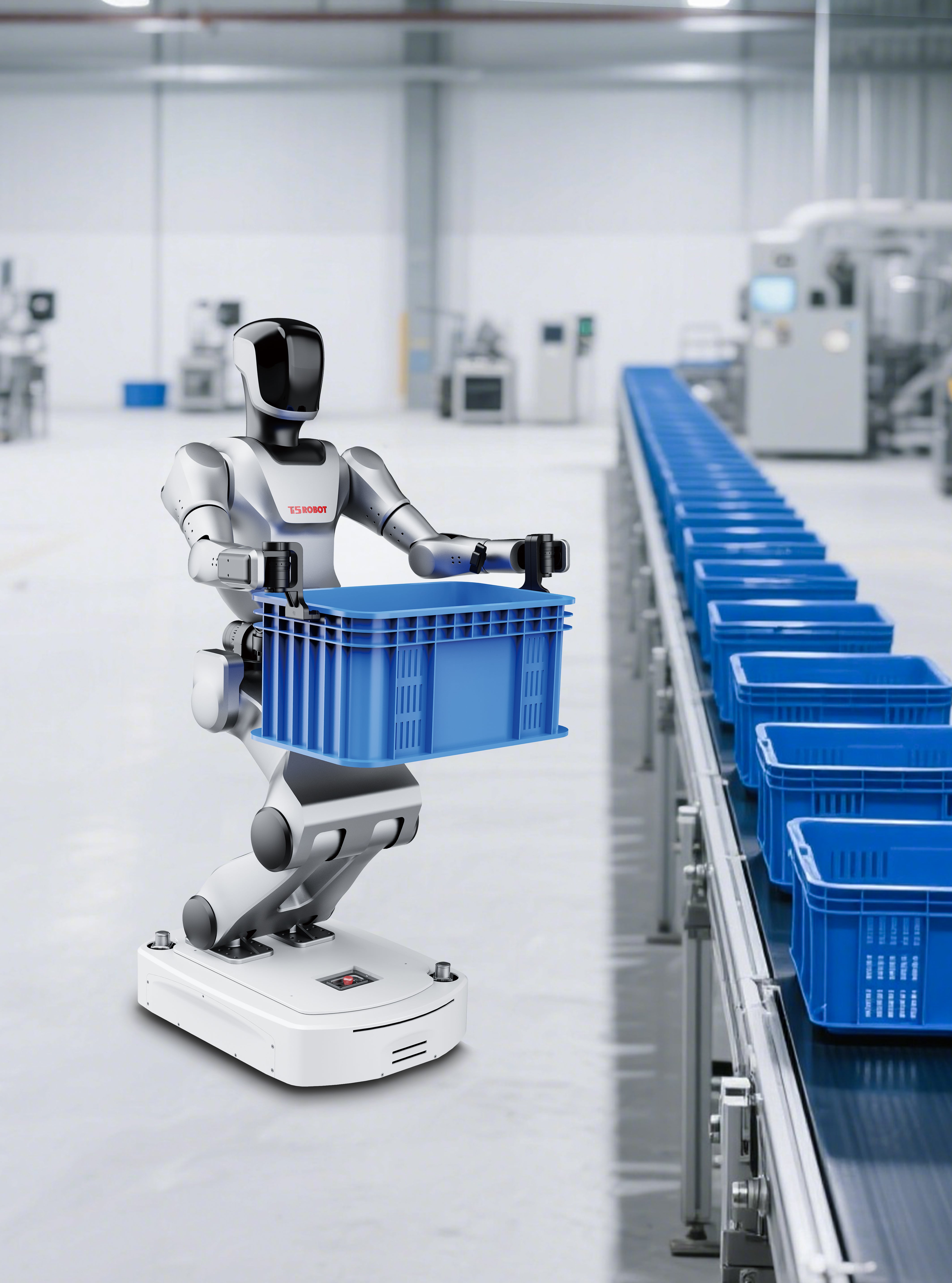 Ti5robot AMR-300 Autonomous Mobile Robot Chassis 48V Industrial AGV