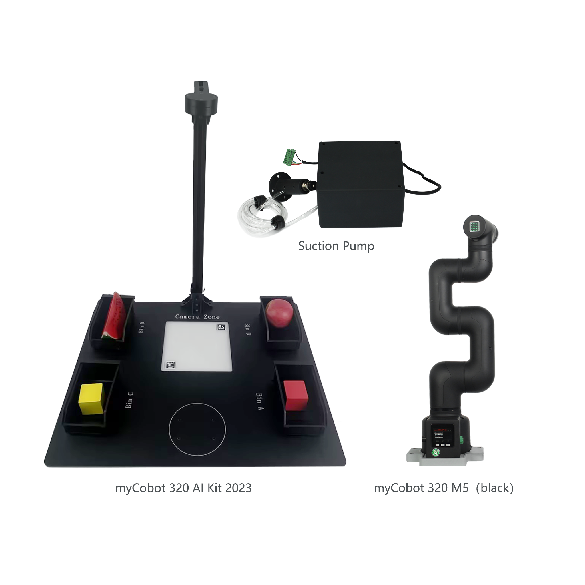 Vision 320 Rie Base System myCobot 320 AI Kit: Learn Robotics & Vision