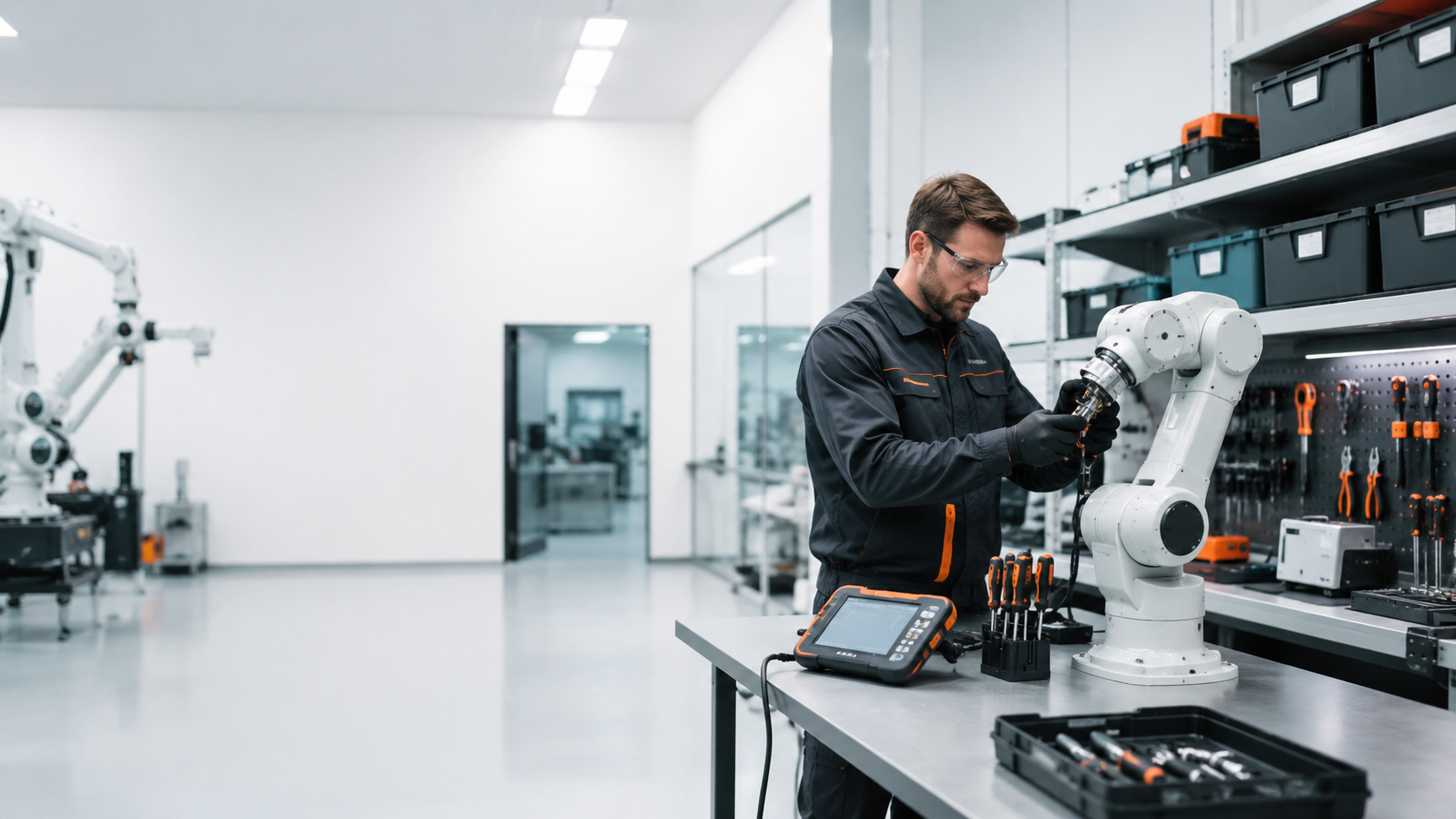 Robot after-sales service center