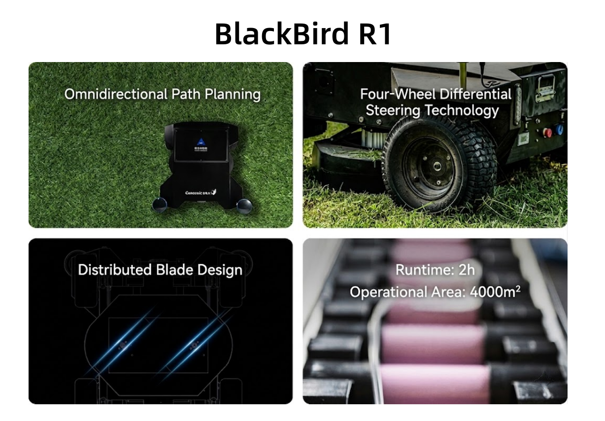 BlackBird R1 Electric Autonomous Lawn Mower