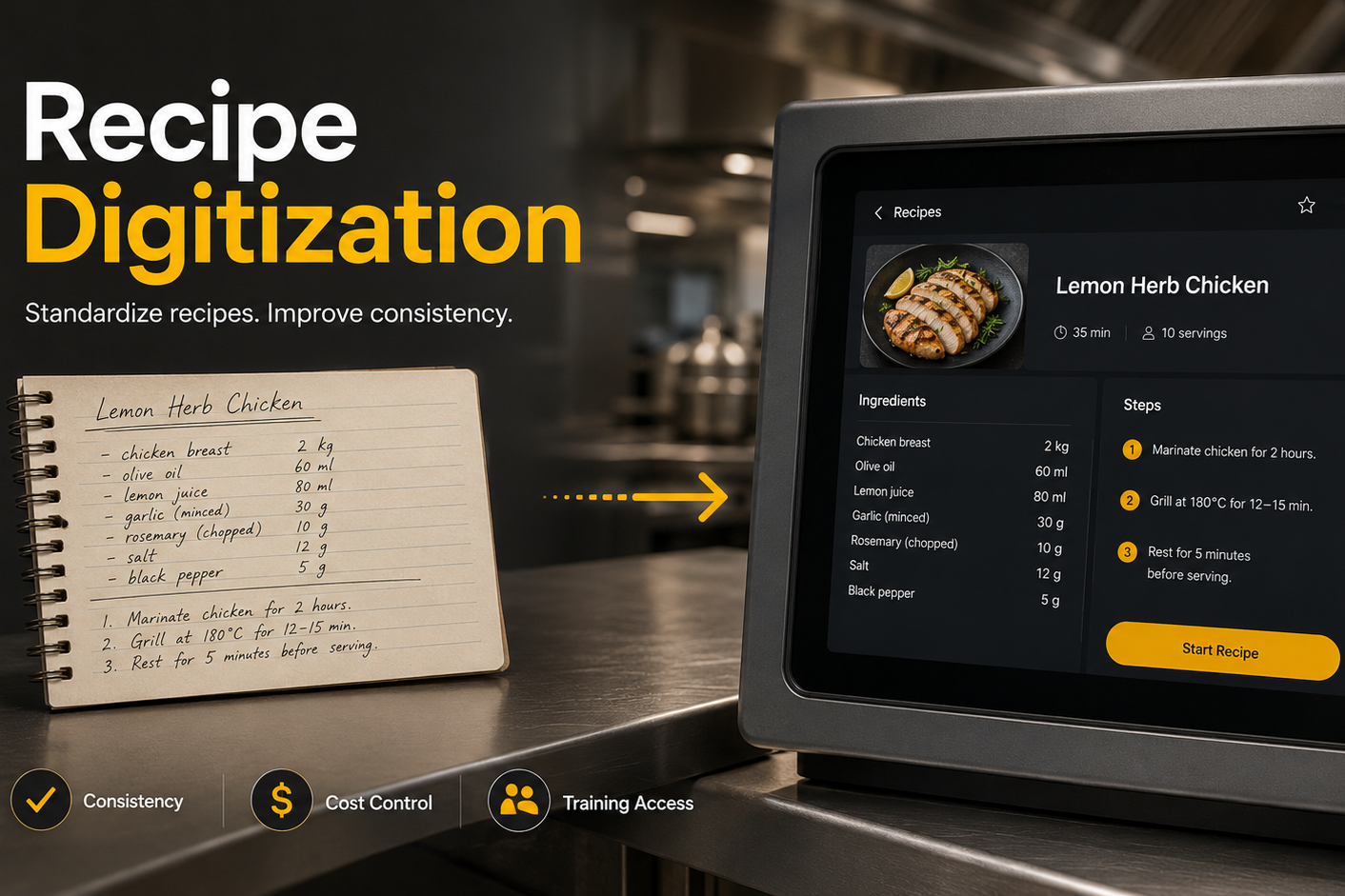 Recipe Digitization