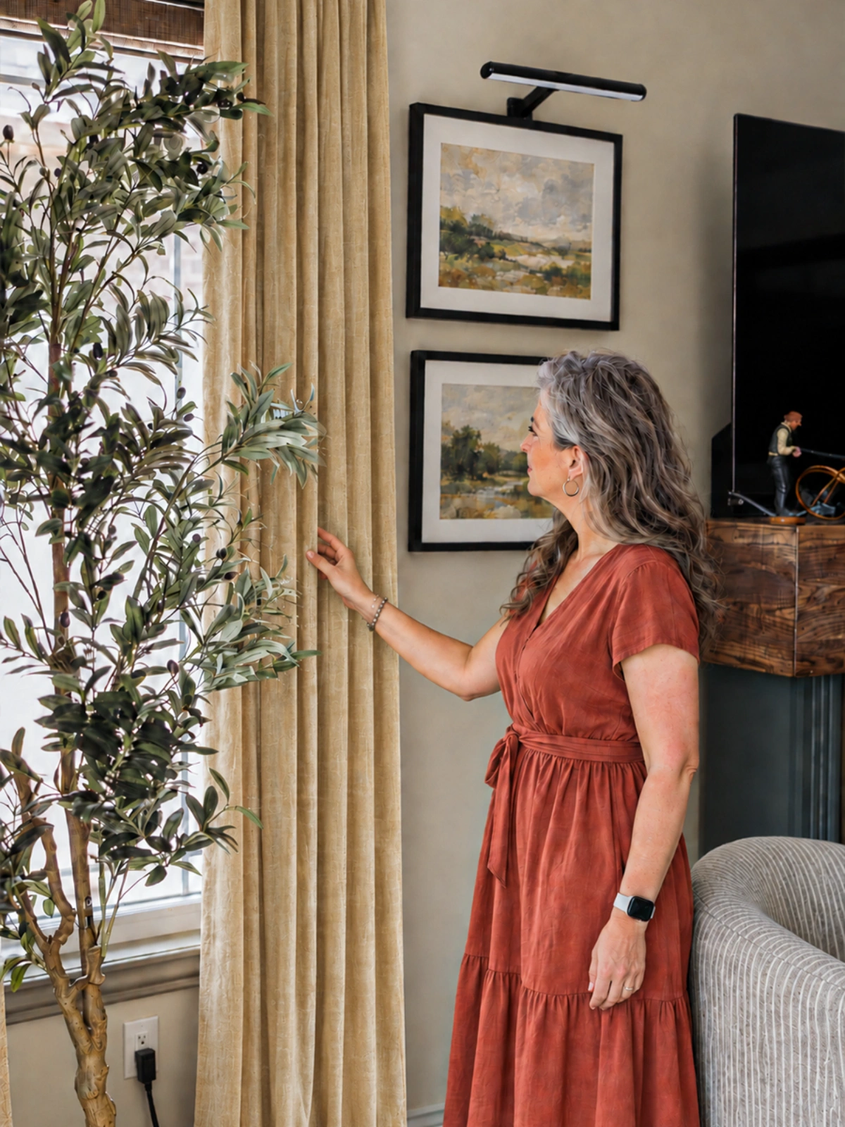 Natural Textured Quiet Linen Curtain