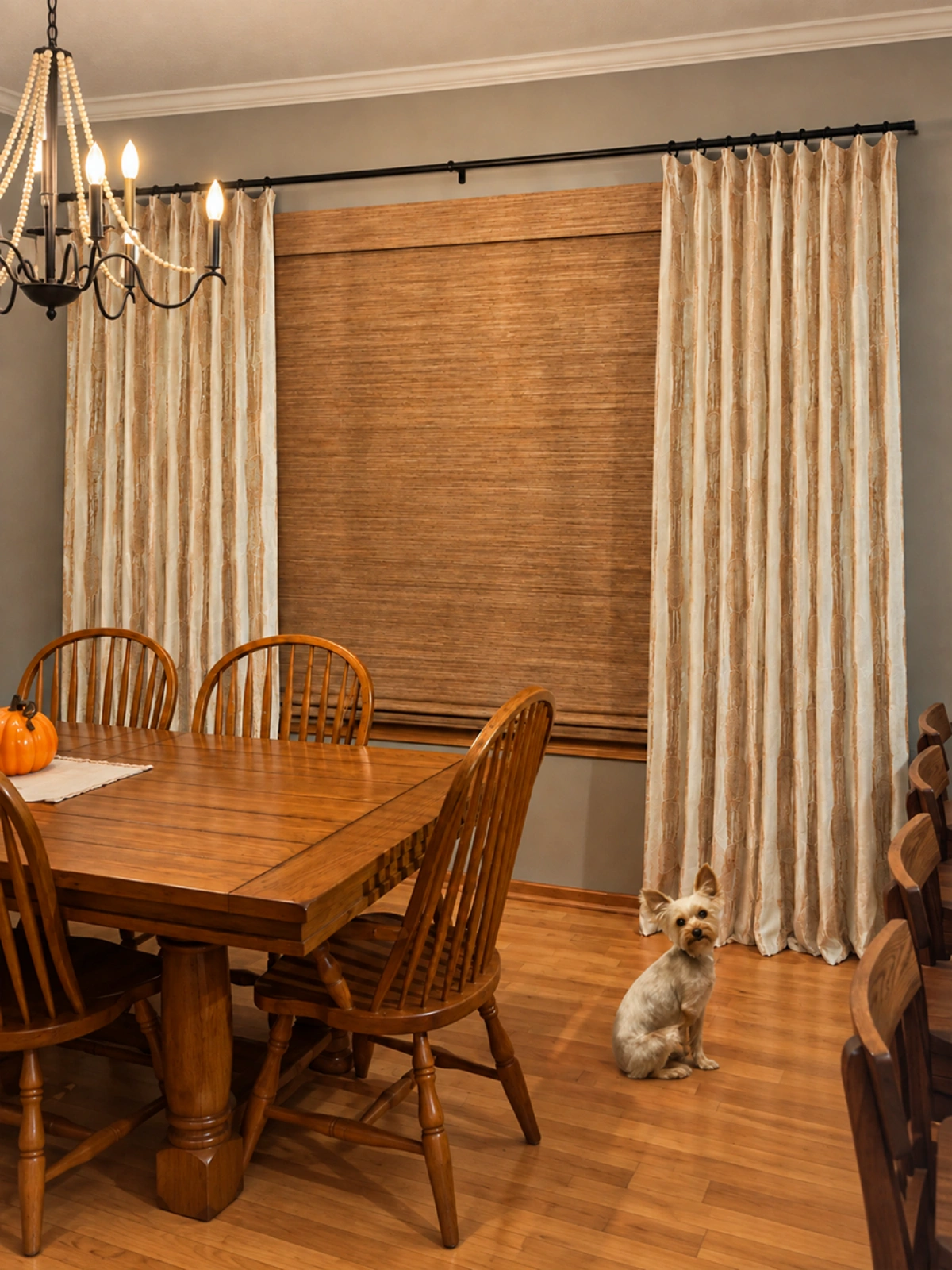 Organic Sculpted Textured Linen Curtain