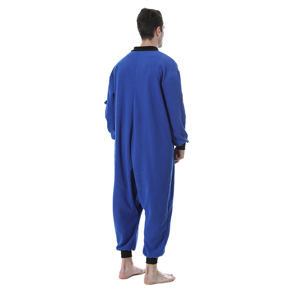 Binienty Adult Onesie Pajamas - Non-Footed Solid Color Jumpsuit For Men And Women