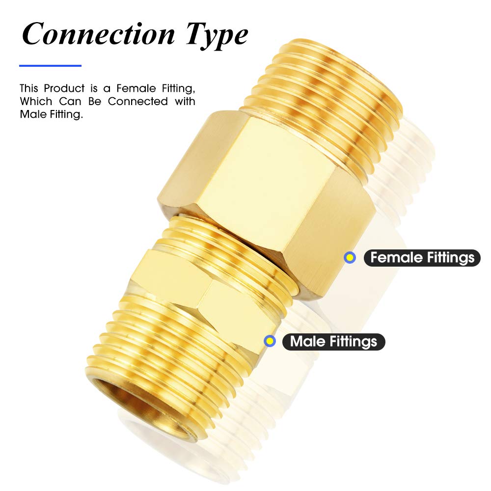 Robinet à Bille Laiton TAILONZ PNEUMATIC 3PCS 1/2 Inch Brass Mini Ball Valve Shut Raccord Laiton Pour Chauffage Et Eau