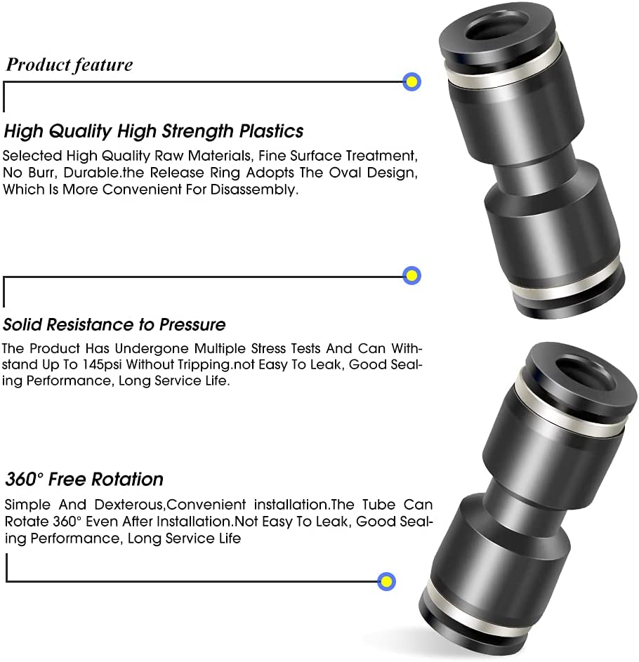 TAILONZ PNEUMATIC 5/32 Inch Or 4Mm Od Push To Connect - View #8