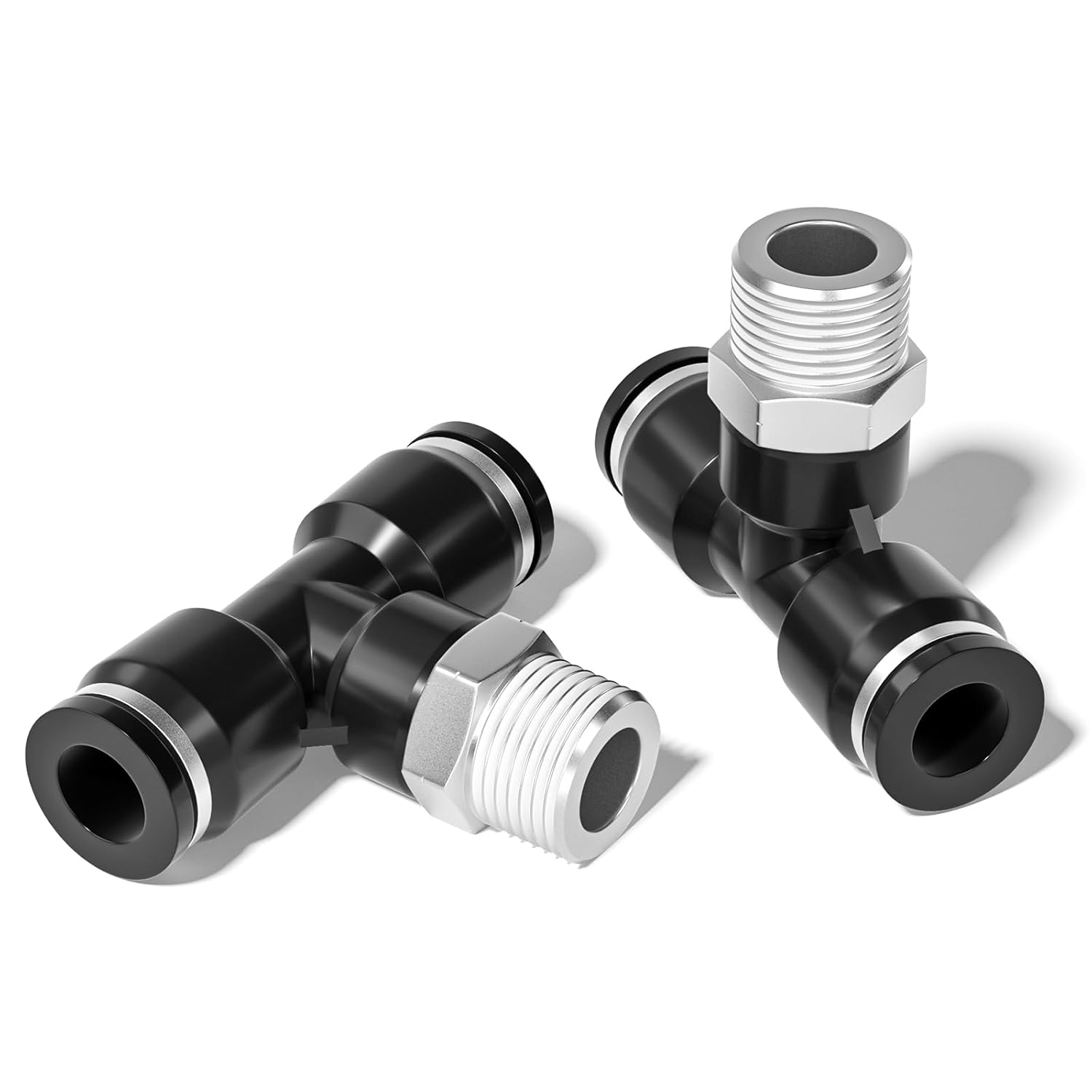 Jual Pneumatic male branch tee 4mm x 1/4 / 4mm x 1/8 inch fitting angin stainless 316 - 4mm x 1