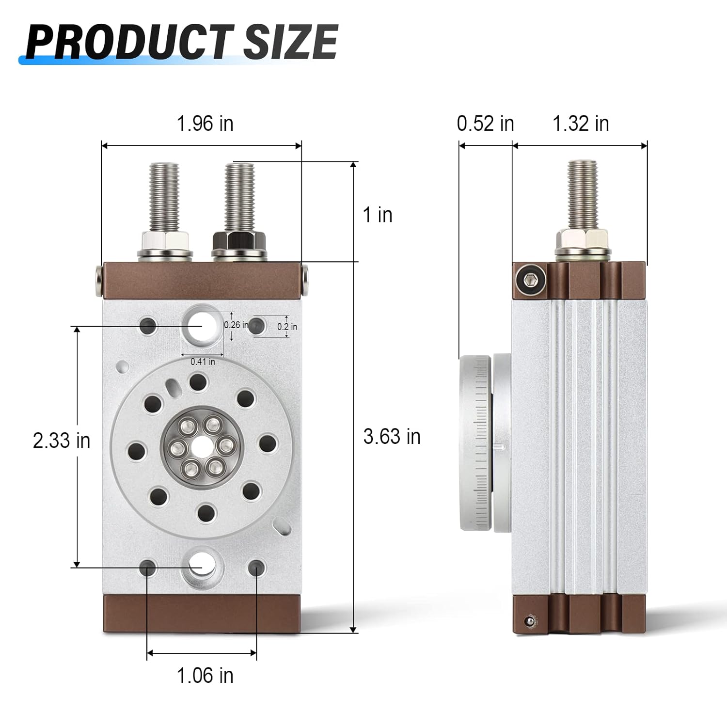 TAILONZ PNEUMATIC Pneumatic Rotary Rotary 180 Degrees