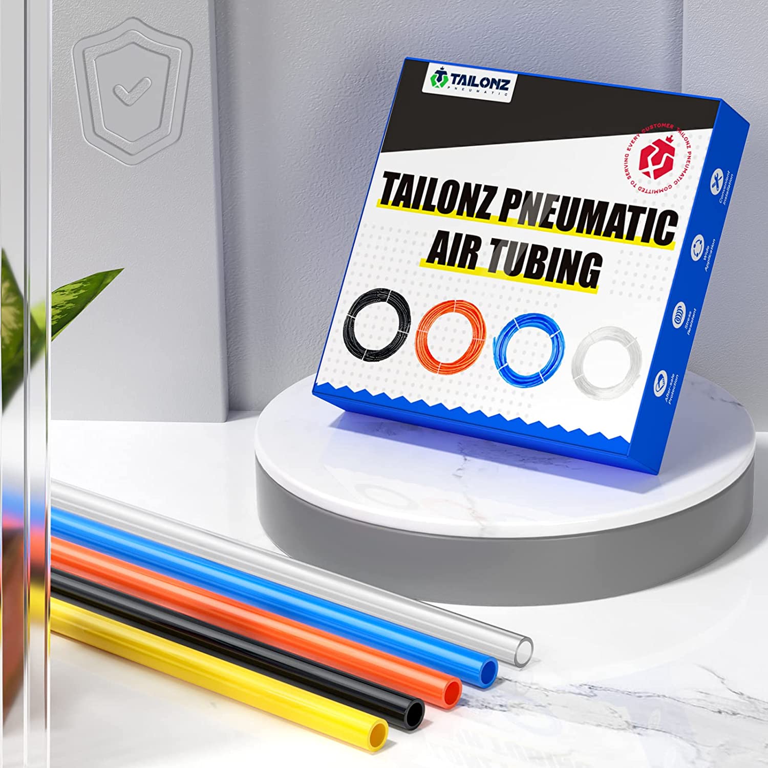 TAILONZ PNEUMATIC Blauw 10 mm OD 10 Meter PU de Pijpslang van de Luchtslang Pu Luchtslang voor Luchtlijn Buizenstelsel of Vloeibaar Overdrachtsbuizenstelsel