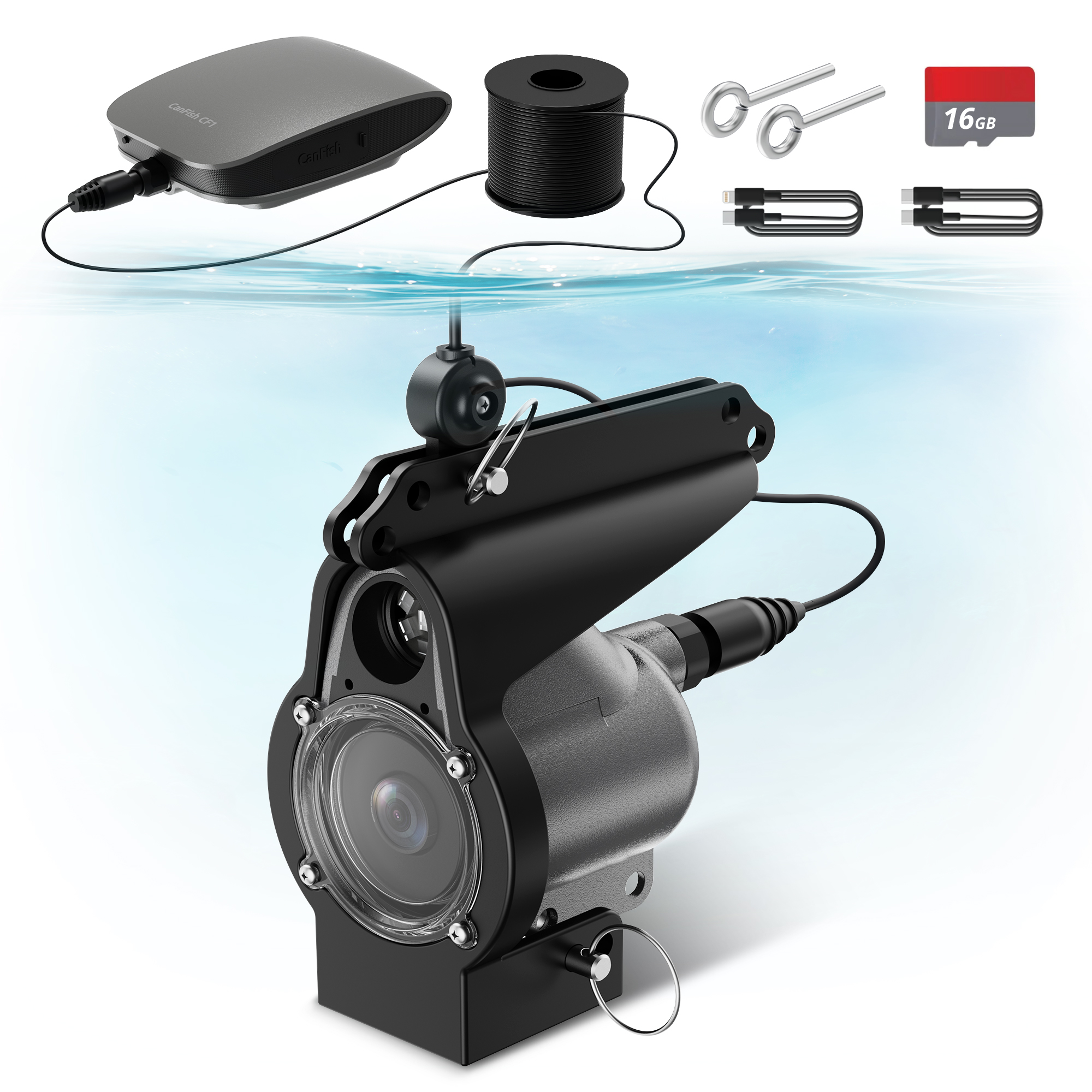 Caméra De Pêche Sous-Marine Chasing CanFish CF1 - 1080P HD Pour Pêche Sur Glace